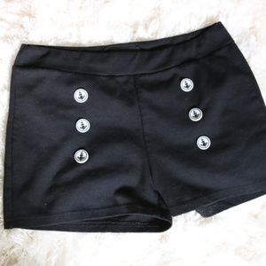 High-Waisted Stretchy Hot Pants by Sourpuss
